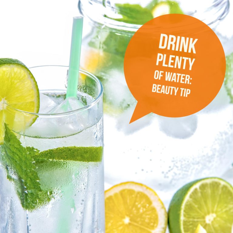 prevent dehydration drink water beauty tip