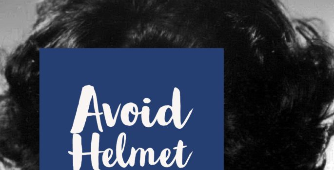 avoid helmet head with hairspray
