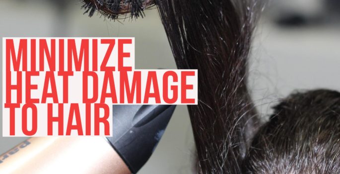 avoid heat damage to hair when styling hair